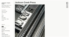 Desktop Screenshot of jacksoncreekpress.ca