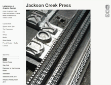 Tablet Screenshot of jacksoncreekpress.ca